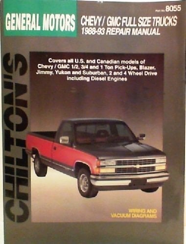 Chevy/GMC Full Size Trucks 1988-93 Repair Manual