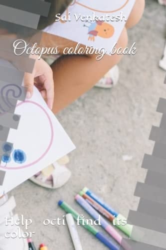 Octopus coloring book