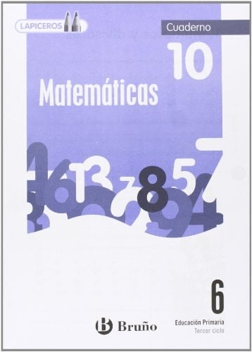 Lapiceros Matemáticas 6 Cuaderno 10