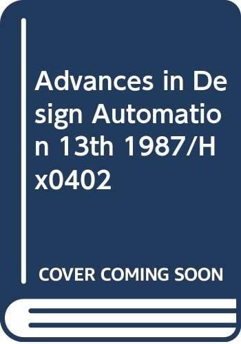 Advances in Design Automation 13th 1987/hx0402