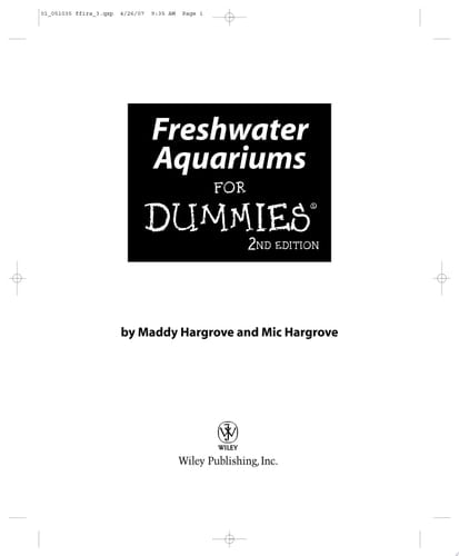 Freshwater Aquariums For Dummies