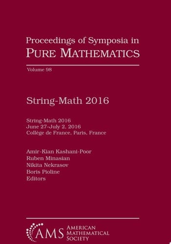String-Math 2016