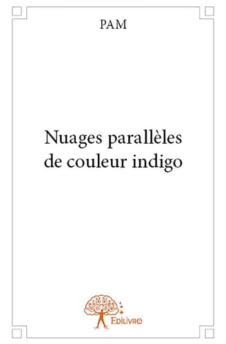 Nuages parallèles de couleur indigo