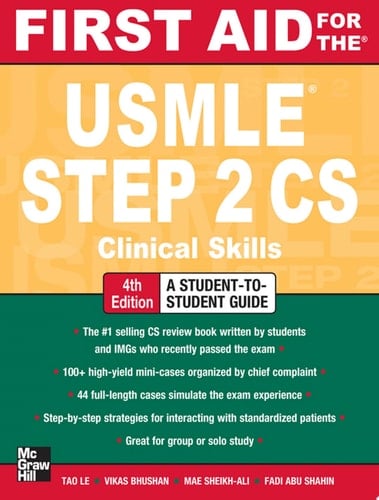 First Aid for the USMLE Step 2 CS, Fourth Edition