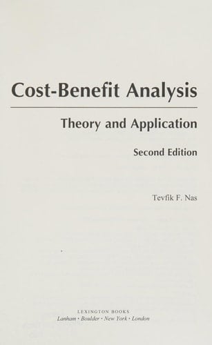 Cost-Benefit Analysis Theory and Application