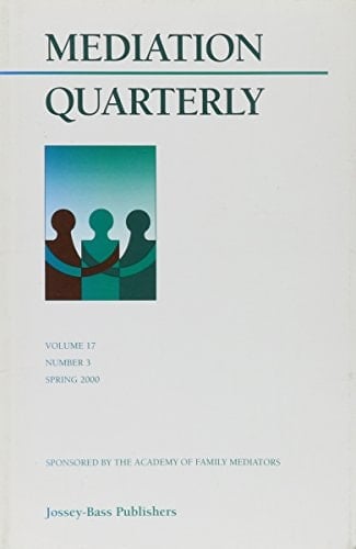 Mediation Quarterly, Fall 2000