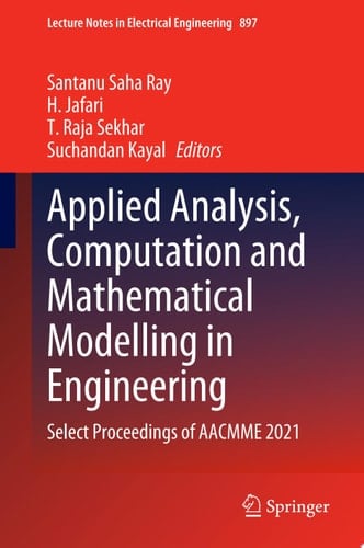 Applied Analysis, Computation and Mathematical Modelling in Engineering