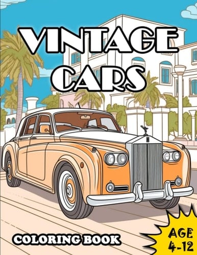 Vintage Cars: coloring book (CreActivity)