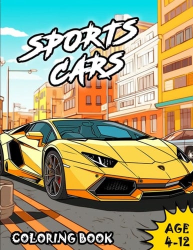 Sports Cars: coloring book (CreActivity)