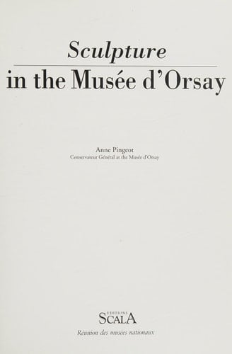 Sculpture in the Musée D'Orsay