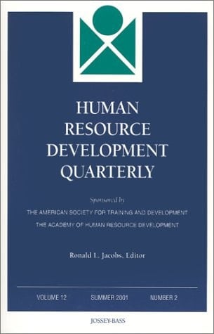 Human Resource Development Quarterly, Summer 2001