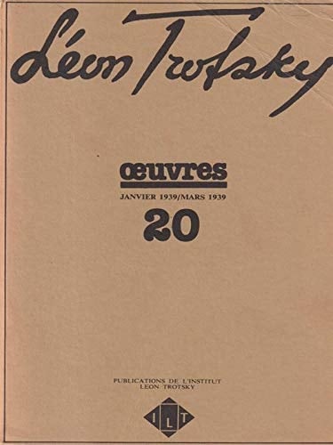 Oeuvres Janvier 1939 à mars 1939