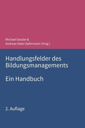 Handlungsfelder des Bildungsmanagements