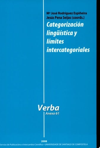 Categorización lingüística y límites intercategoriales