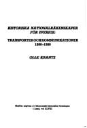 Transporter och kommunikationer 1800-1980