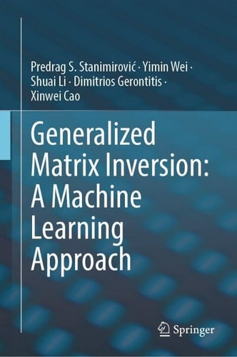Generalized Matrix Inversion: A Machine Learning Approach