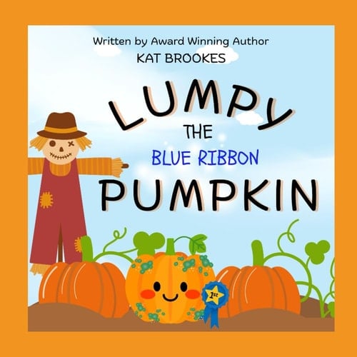 Lumpy the Blue Ribbon Pumpkin