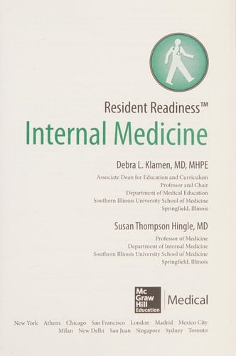 Resident Readiness Internal Medicine