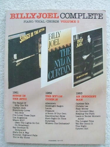 Billy Joel Complete Volume 3