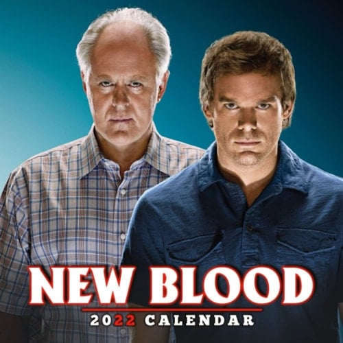 Dexter New Blood Crime Series 2022 Calendar: TV Series Film Calendar 2022, Squared Monthly, Planner | Lunar Moon Phases | Kalender Calendario Calendrier | BONUS 4 Months 2023