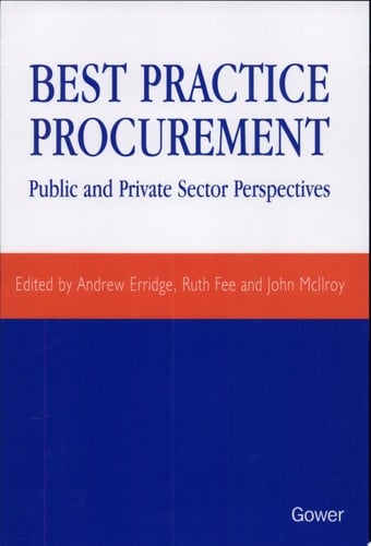 Best Practice Procurement Public and Private Sector Perspectives