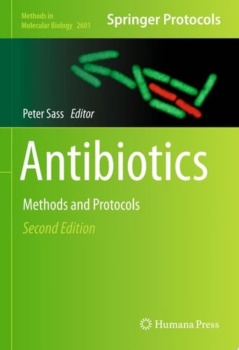 Antibiotics Methods and Protocols