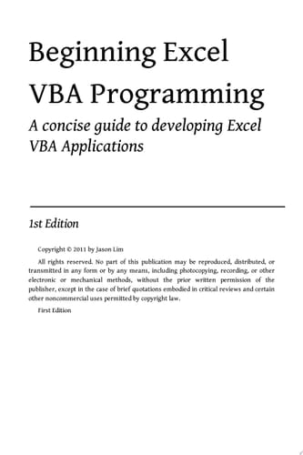 Beginning Excel VBA Tutorials - Tutorials for the Beginner