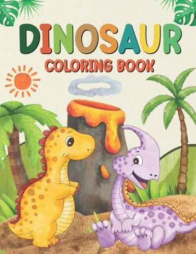 Coloring Dinosaur Book For Kids