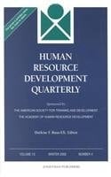 Human Resource Development Quarterly, Volume 13, Number 4, Winter 2002