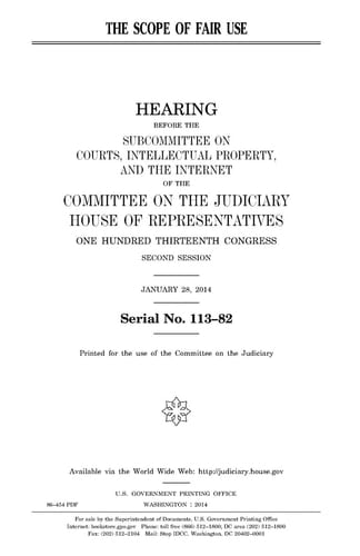 The Scope of Fair Use