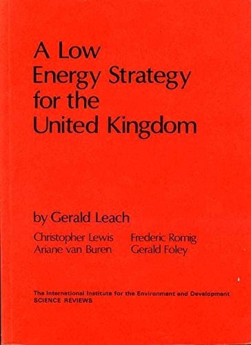 A Low energy strategy for the United Kingdom