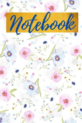 Cute and Simple flower pattern design for sewing hobbyist notebook journal