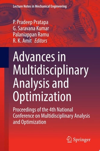 Advances in Multidisciplinary Analysis and Optimization