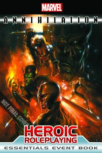 Marvel Heroic RPG Annihilation Event Book Essentials Edition