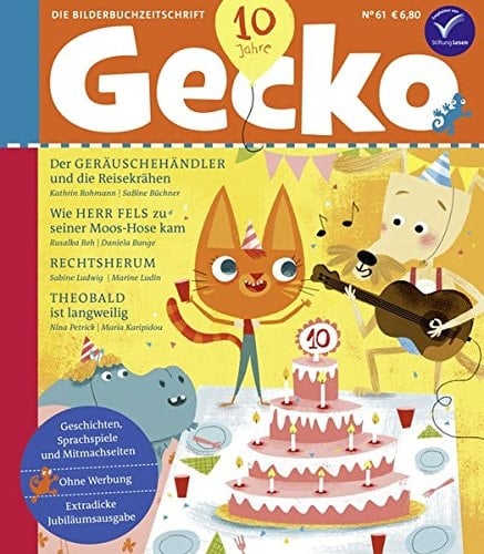 Gecko Kinderzeitschrift Band 61 Die Bilderbuch-Zeitschrift