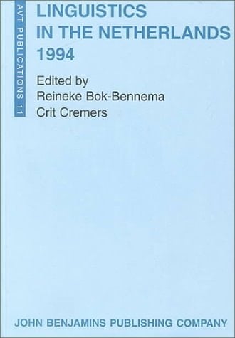 Linguistics in the Netherlands 1994