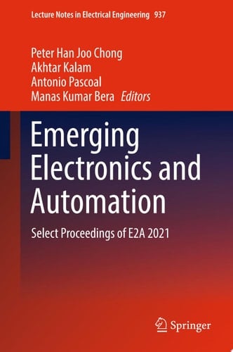 Emerging Electronics and Automation Select Proceedings of E2A 2021