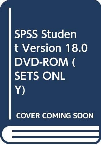 SPSS Student Version 18.0 DVD-ROM (SETS ONLY)
