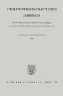 LIT. JAHRBUCH 20 (1979)