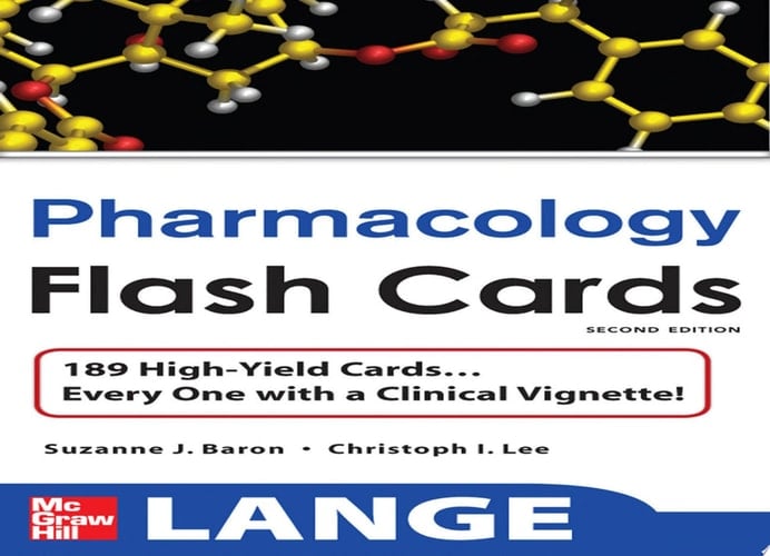 Lange Pharmacology Flash Cards