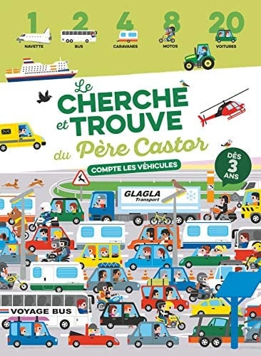 Compte les véhicules Le cherche et trouve du Père Castor