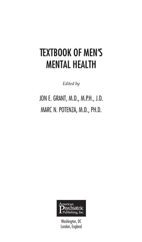 Textbook of Men's Mental Health