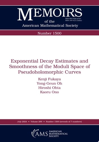 Exponential Decay Estimates and Smoothness of the Moduli Space of Pseudoholomorphic Curves