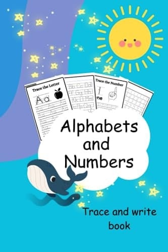 Alphabets & Numbers Trace & Write Book