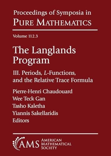 The Langlands Program - III. Periods, $l$-Functions, and the Relative Trace Formula