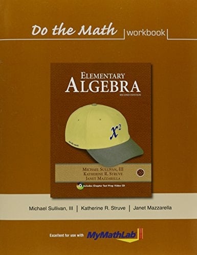 Do the Math Workbook Mymathlab for Elementary Algebra Access Card + Do the Math Workbook