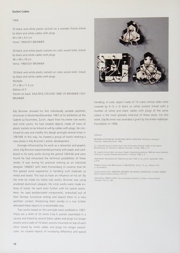 Edy Brunner Konzeptualist, Künstler, Fotograf, Designer