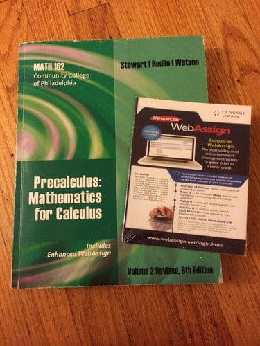 CCP Math 162 Precalculus Textbook