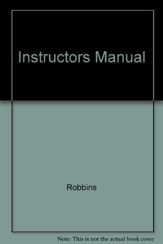 Management Instructor's Manual