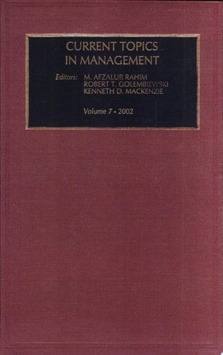Current Topics in Management 2002